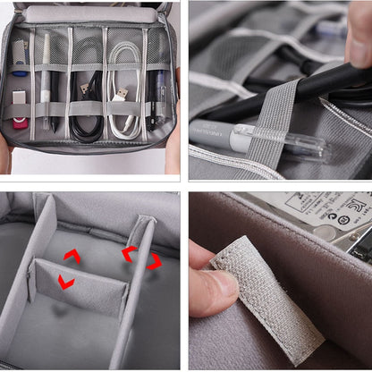 Tech- und Gadget-Organizer-Tasche