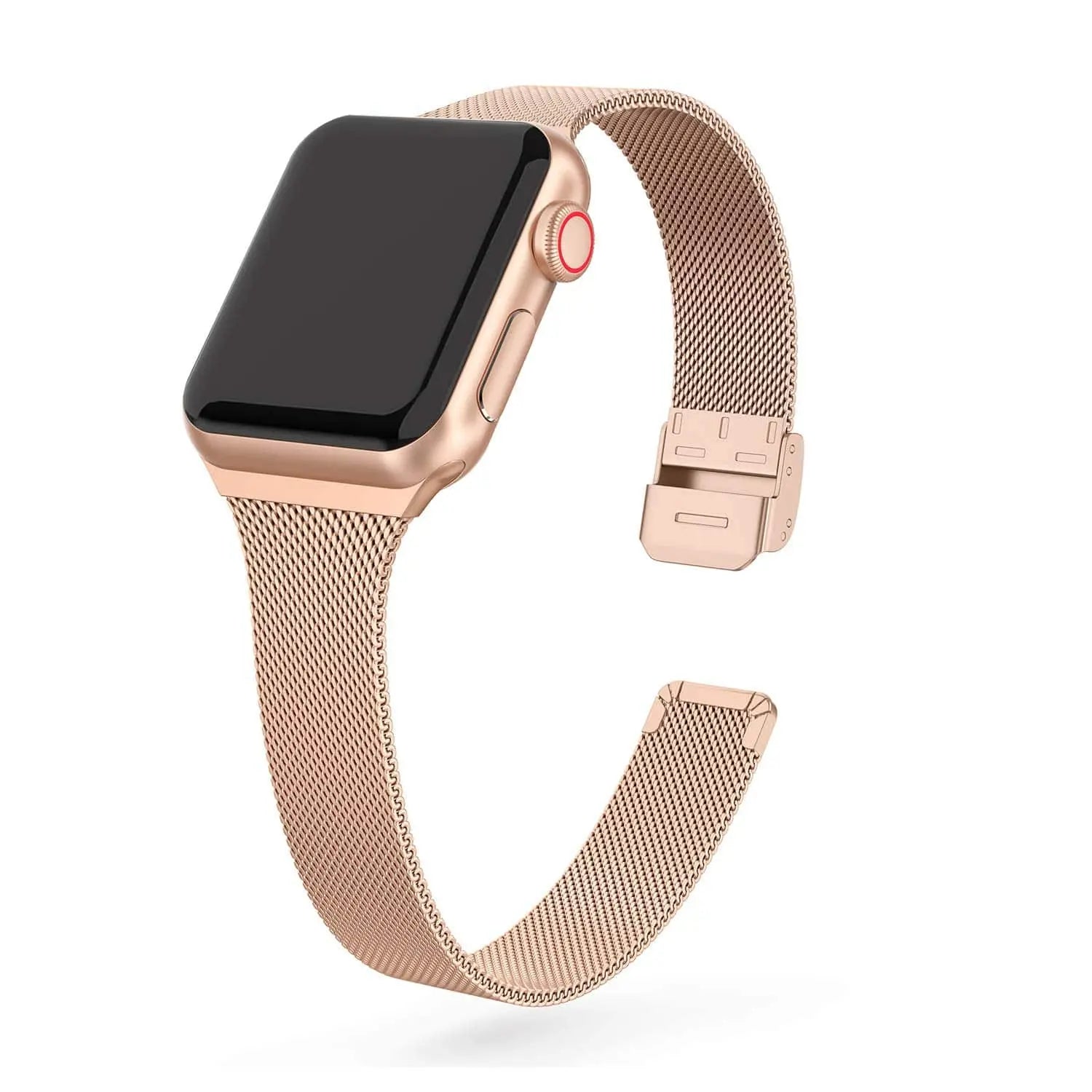 Hochwertiges dünnes Edelstahl-Mesh-Armband für die Apple Watch Series 5