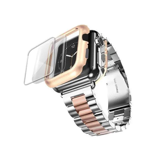 Hochwertiges Luxus-Edelstahl-Armbandgehäuse der SE-Serie 6 für die Apple Watch