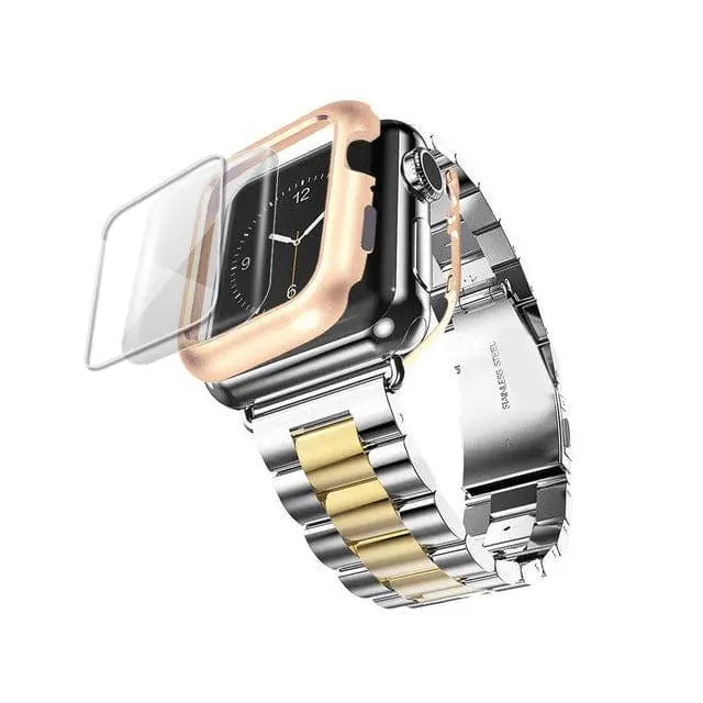 Hochwertiges Luxus-Edelstahl-Armbandgehäuse der SE-Serie 6 für die Apple Watch