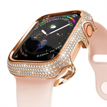 18 Karat Roségold plattierte Displayschutzhülle für die Apple Watch