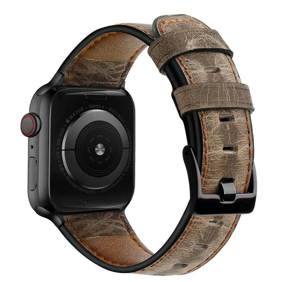 American Spartan Echtlederarmband für Apple Watch