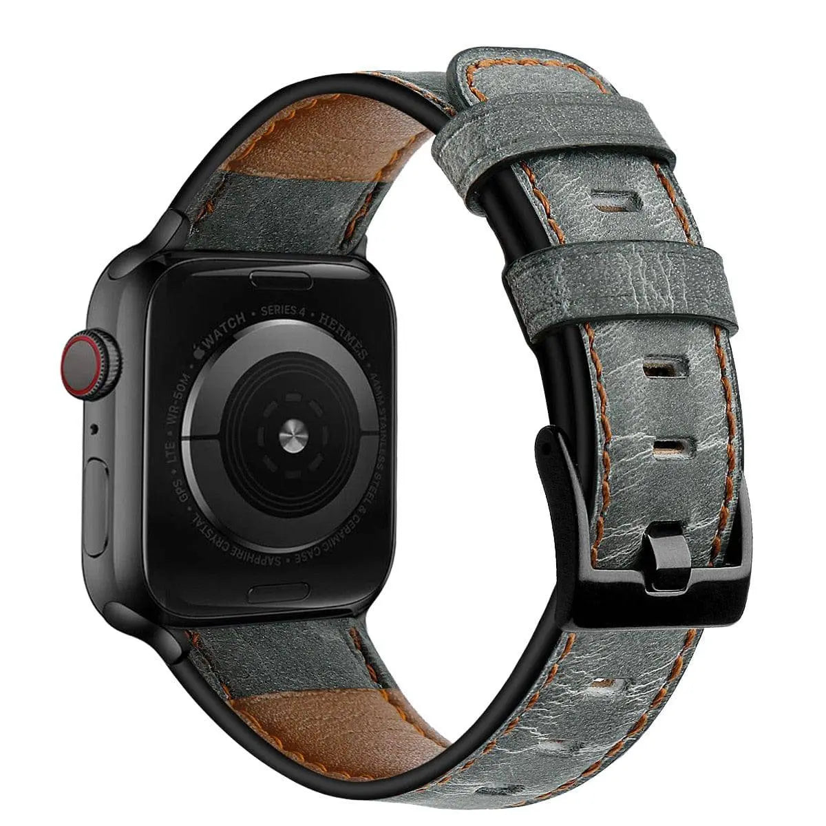 American Spartan Echtlederarmband für Apple Watch