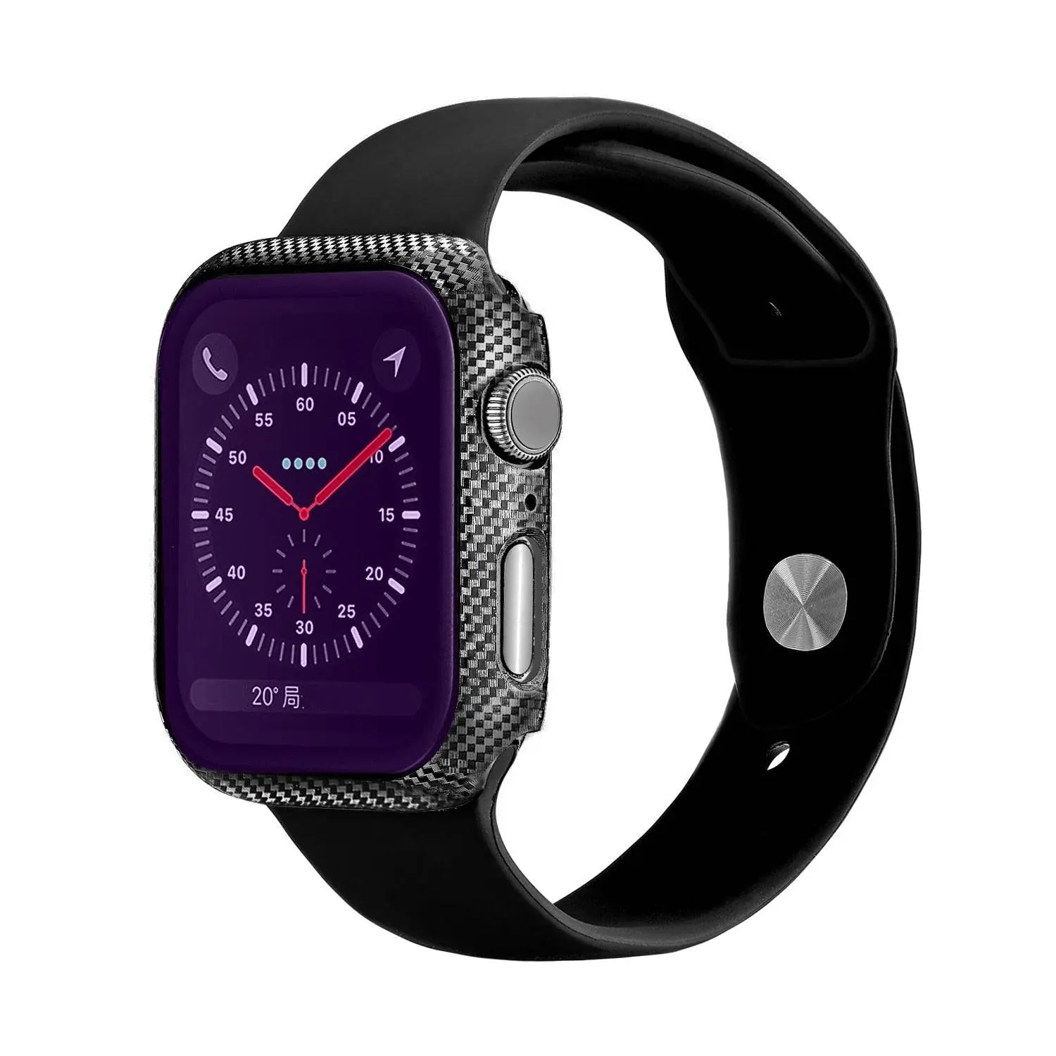 American Spartan Custom Carbon Fiber Displayschutzhülle für Apple Watch