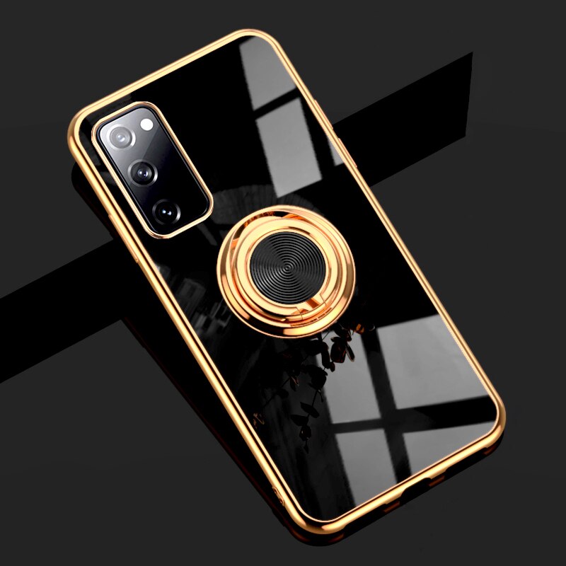 Luxuriöse Handyhülle mit royalem Plattierungsring für Samsung