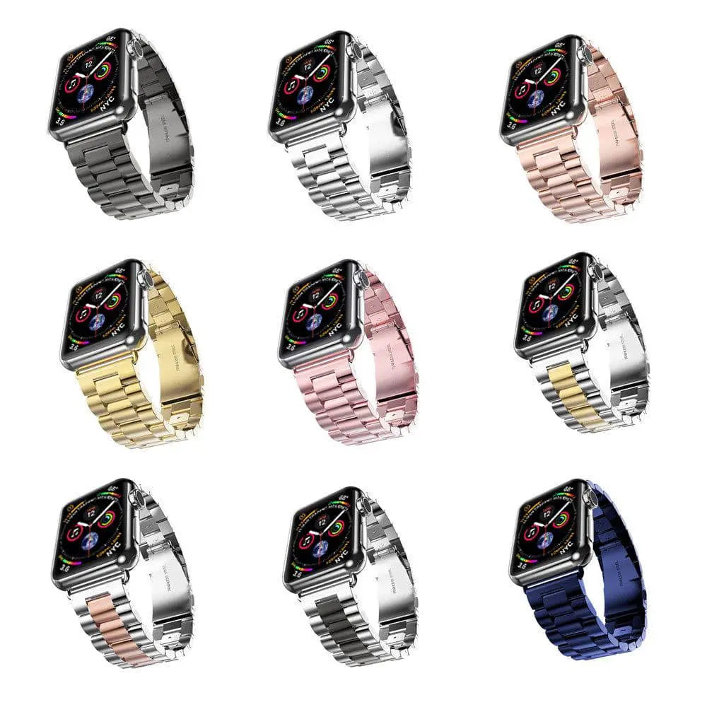 Militärisches Panzerarmband aus Stahl für Apple Watch Series 7 41 mm 45 mm