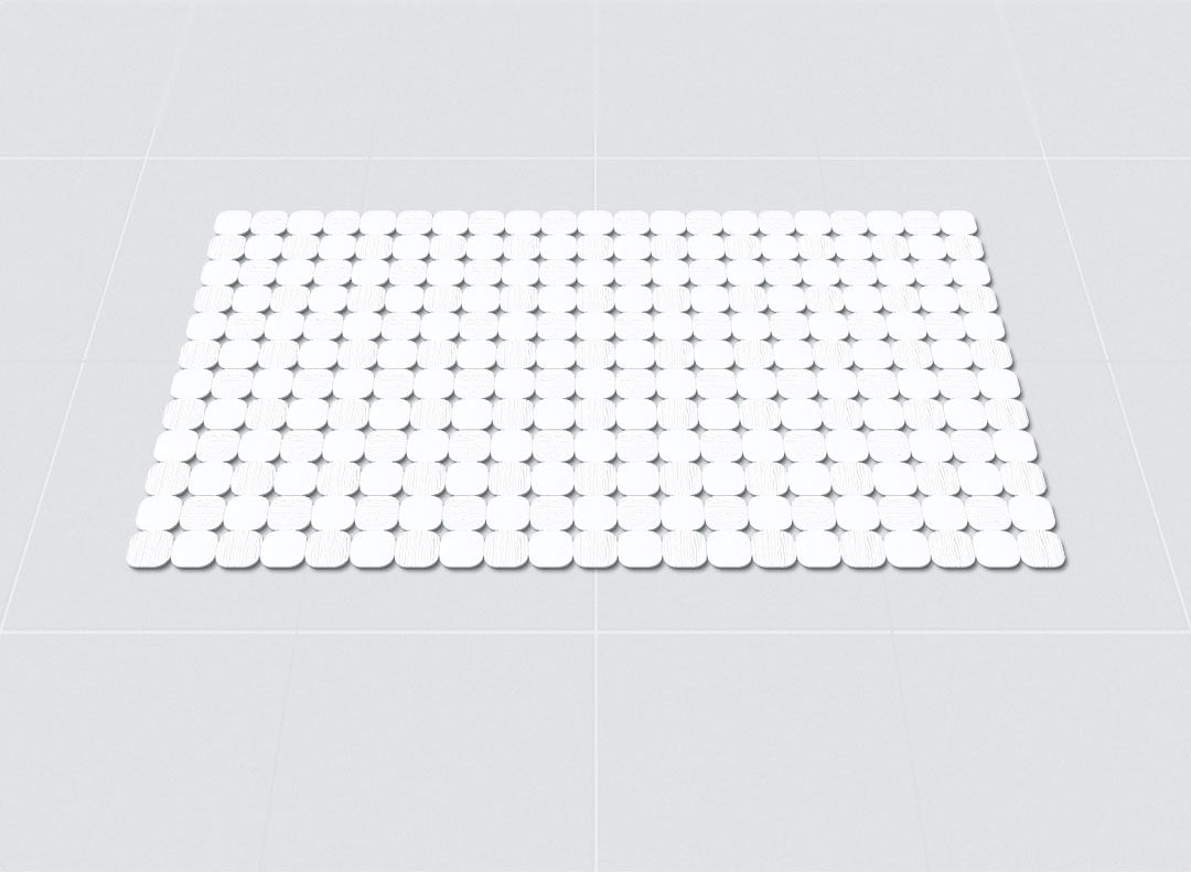 Rutschfeste, leicht faltbare Badezimmermatte