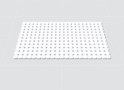 Rutschfeste, leicht faltbare Badezimmermatte