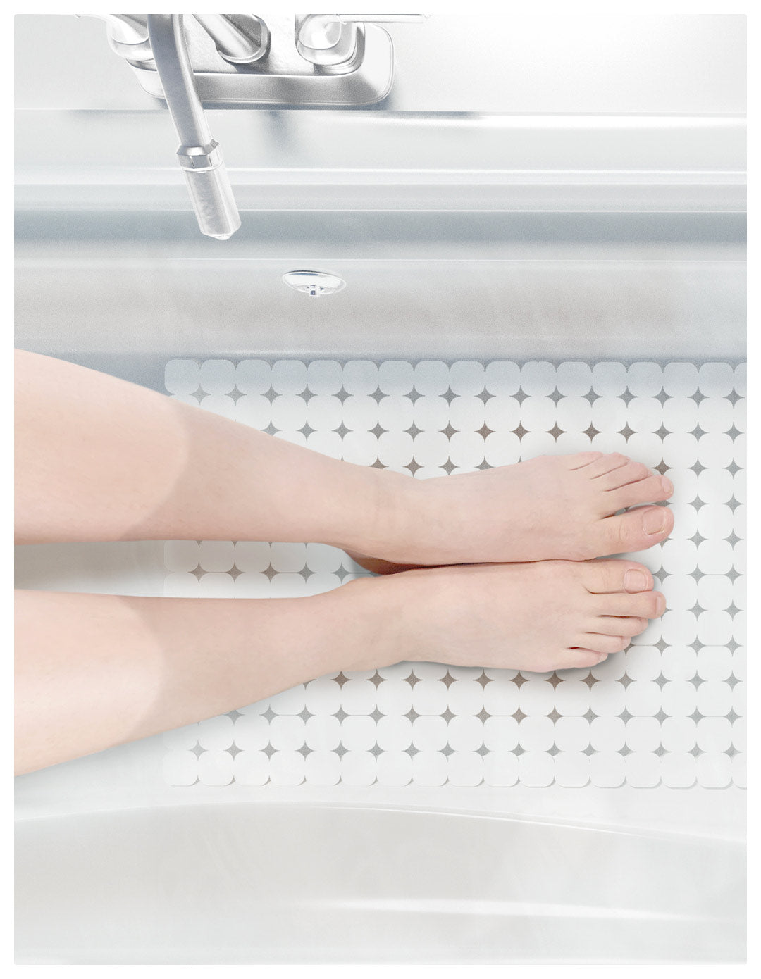 Rutschfeste, leicht faltbare Badezimmermatte