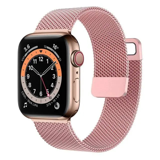 Hochwertiges Luxus-Stahlarmband mit Magnetschlaufe für die Apple Watch Serie 1 2 3 4 5 6