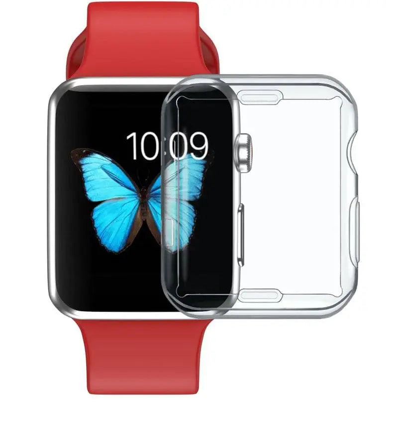 Premium Ultra Clear Displayschutzhülle für Apple Watch Series 7 8 9