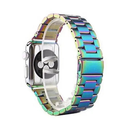 Militärisches Panzerarmband aus Stahl für Apple Watch Series 7 41 mm 45 mm