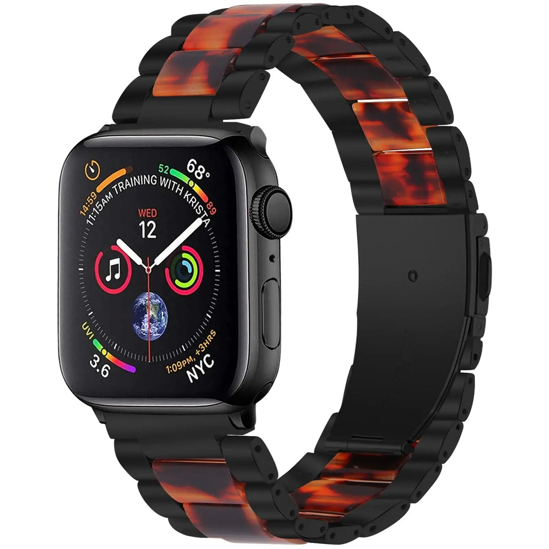 Edelstahl-Harzarmband für Apple Watch Series 7