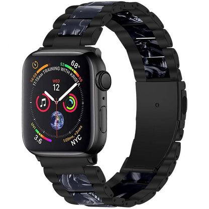 Edelstahl-Harzarmband für Apple Watch Series 7