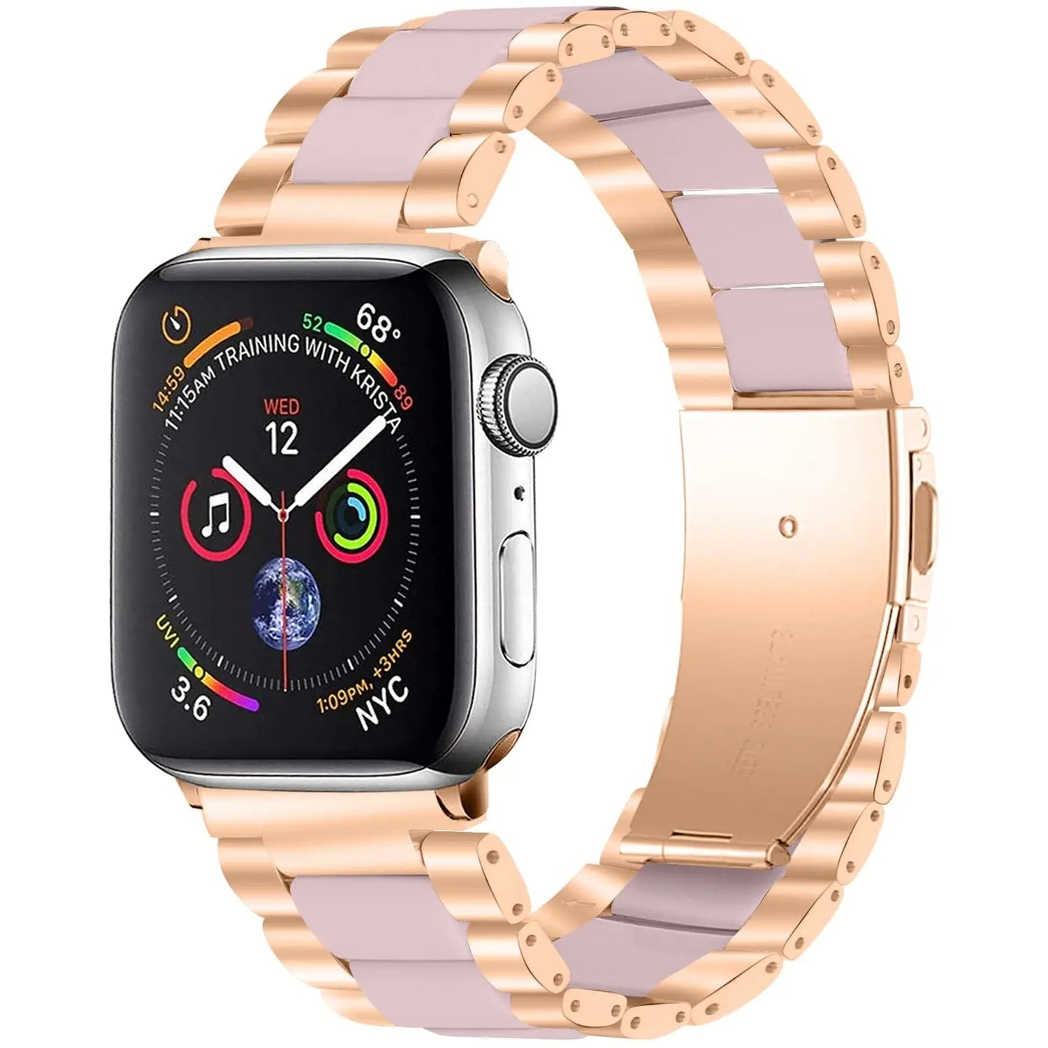 Edelstahl-Harzarmband für Apple Watch Series 7