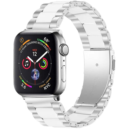 Edelstahl-Harzarmband für Apple Watch Series 7