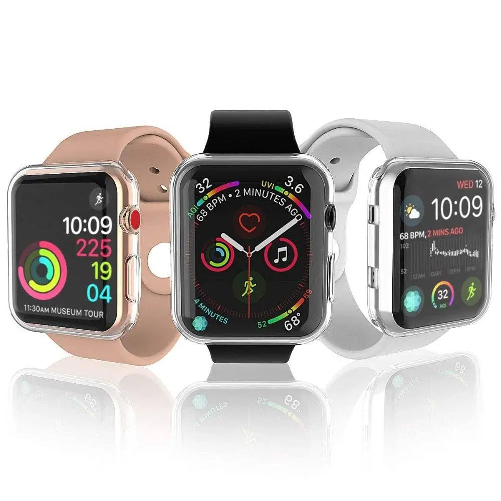 Premium Ultra Clear Displayschutzhülle für Apple Watch Series 7 8 9