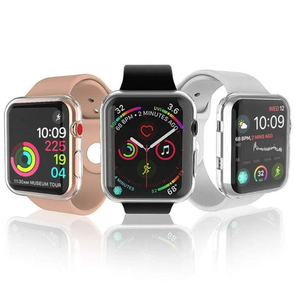 Premium Ultra Clear Displayschutzhülle für Apple Watch Series 7 8 9