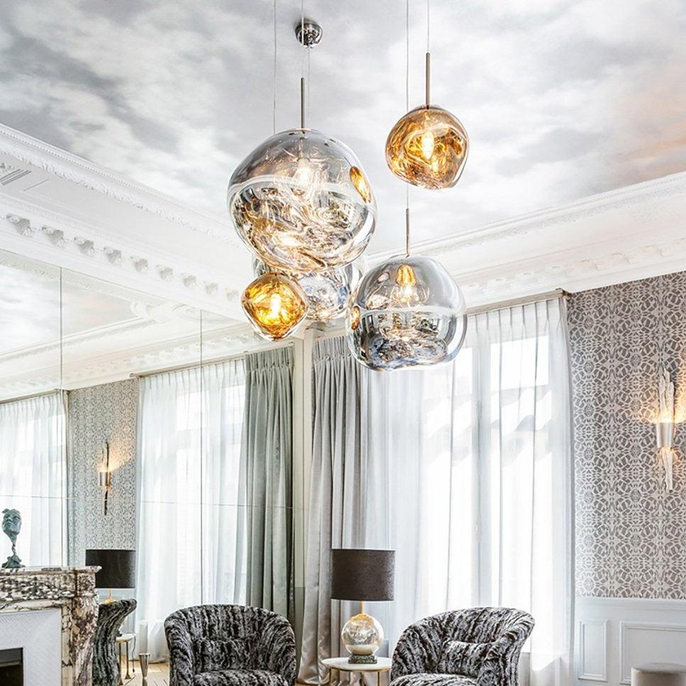 Luxuriöse Pendelleuchte mit Abstraktem Design