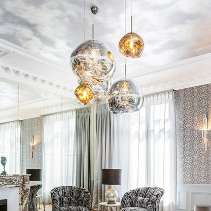 Luxuriöse Pendelleuchte mit Abstraktem Design