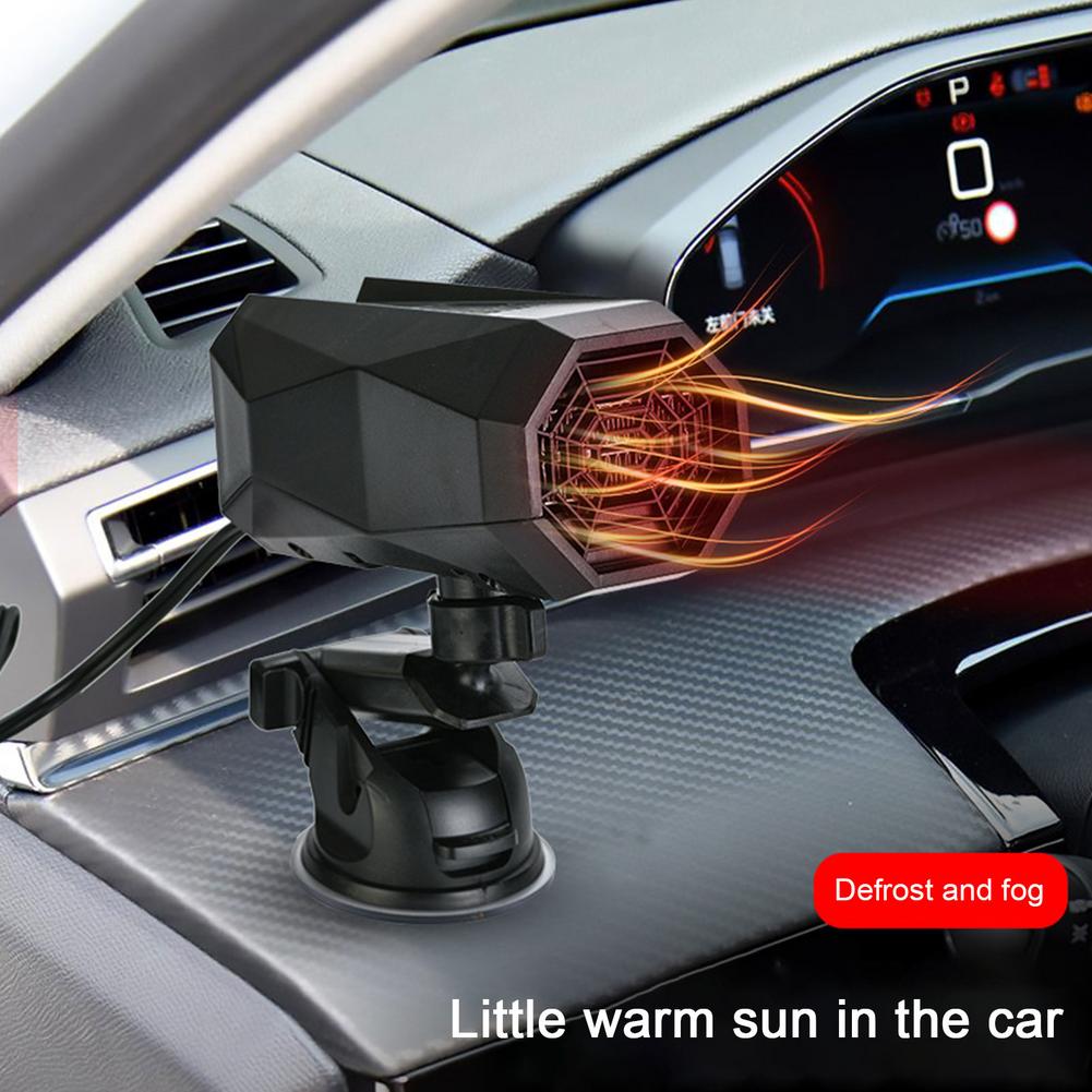 2in1 Tragbarer Windschutzscheiben Auto Heizlüfter