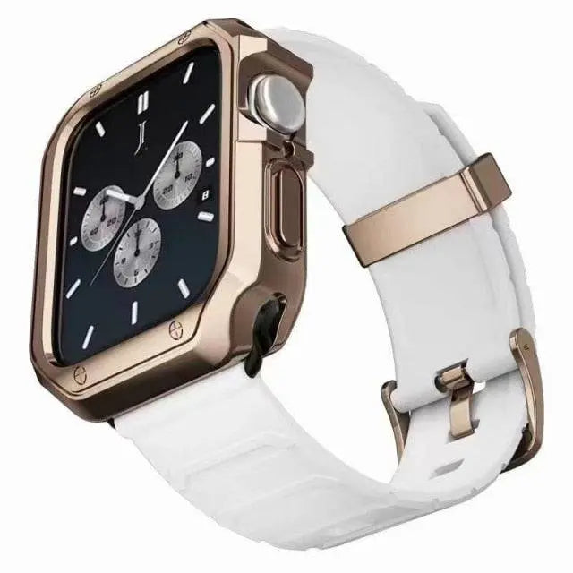 Ultimativer Titan-Armband- und Gehäuseschutz für die Apple Watch Series 1/2/3/4/5/6/7