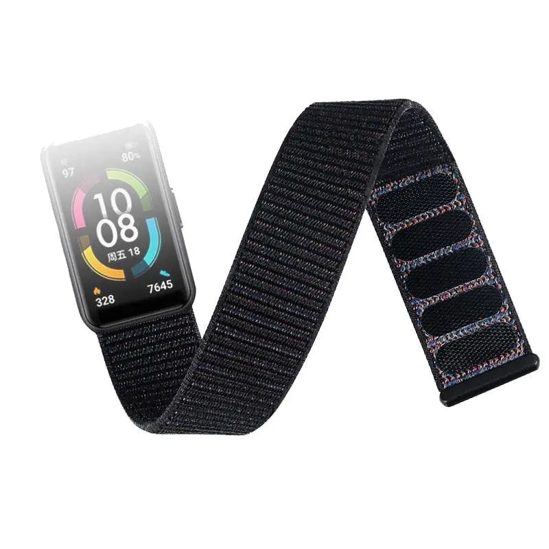 Schweißresistentes Nylon-Sportarmband für Fitbit Charge 5 | Ladung 6