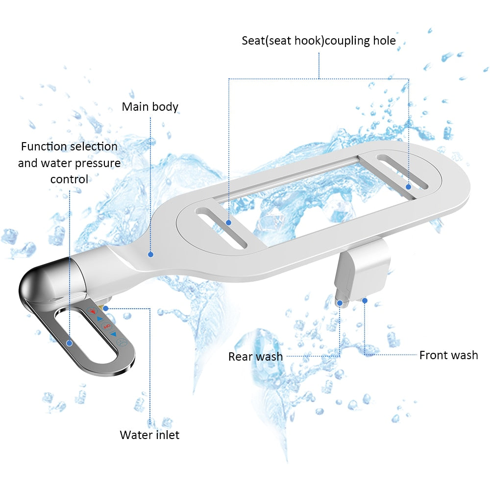 Ultra-schlank verstellbares Wasser manuelles Bidet