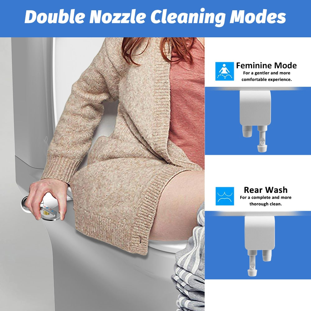 Ultra-schlank verstellbares Wasser manuelles Bidet