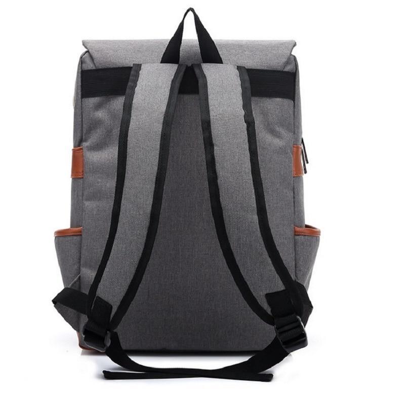 Vintage Laptop Rucksack mit USB – Schulrucksack für Uni, Reisen &amp; Alltag, 15.6 Zoll