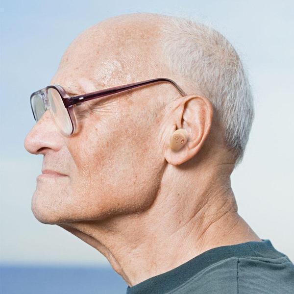 Wiederaufladbares Mini-Hörgerät mit intelligentem Chip, robust &amp; feuchtigkeitsbeständig