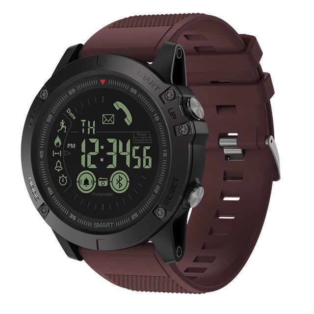 Wasserdichte Outdoor-Smartwatch IP67 – Fitness-Tracker mit Bluetooth, Schrittzähler &amp; Kamera-Fernsteuerung