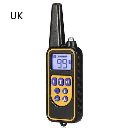 Wasserdichtes Hundetrainingshalsband mit Fernbedienung – 3 Modi, 800 m Reichweite, für kleine bis große Hunde, 2 Empfänger