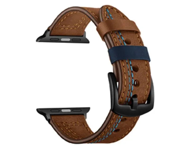 American Warrior Herren-Lederarmband für Apple Watch