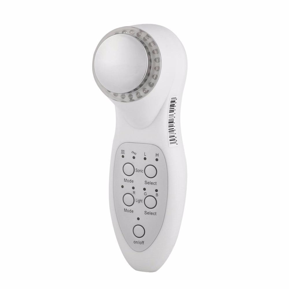 Ultraschall-Gesichtsinstrument mit Licht- &amp; Wärmefunktion – Anti-Falten, Hautstraffung &amp; Pflege