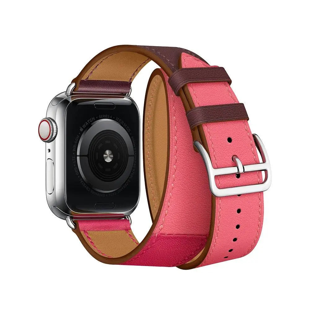 Elegantes Lederarmband für die Apple Watch