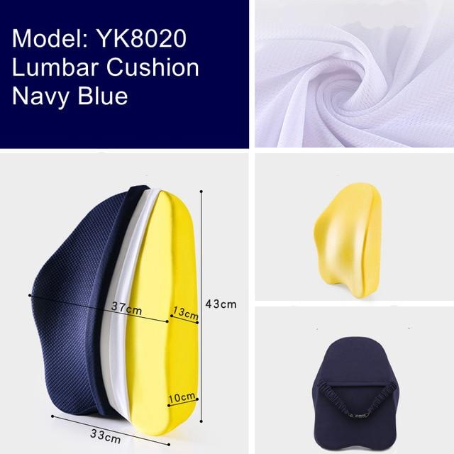 Orthopädisches Lendenkissen aus Memory-Schaum – für Büro &amp; Auto