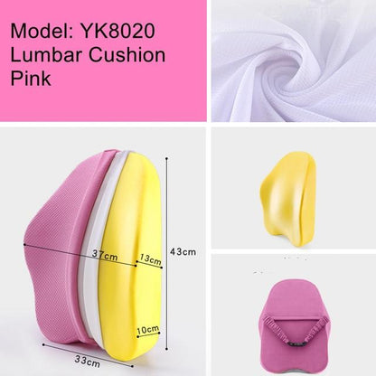 Orthopädisches Lendenkissen aus Memory-Schaum – für Büro &amp; Auto