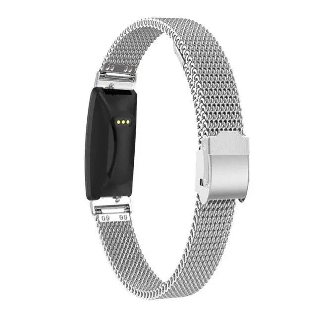 Fitbit Inspire Hr Edelstahl-Mesh-Loop-Armband