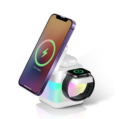 QuantumDock 4 in 1 Wireless MagSafe Ladegerät