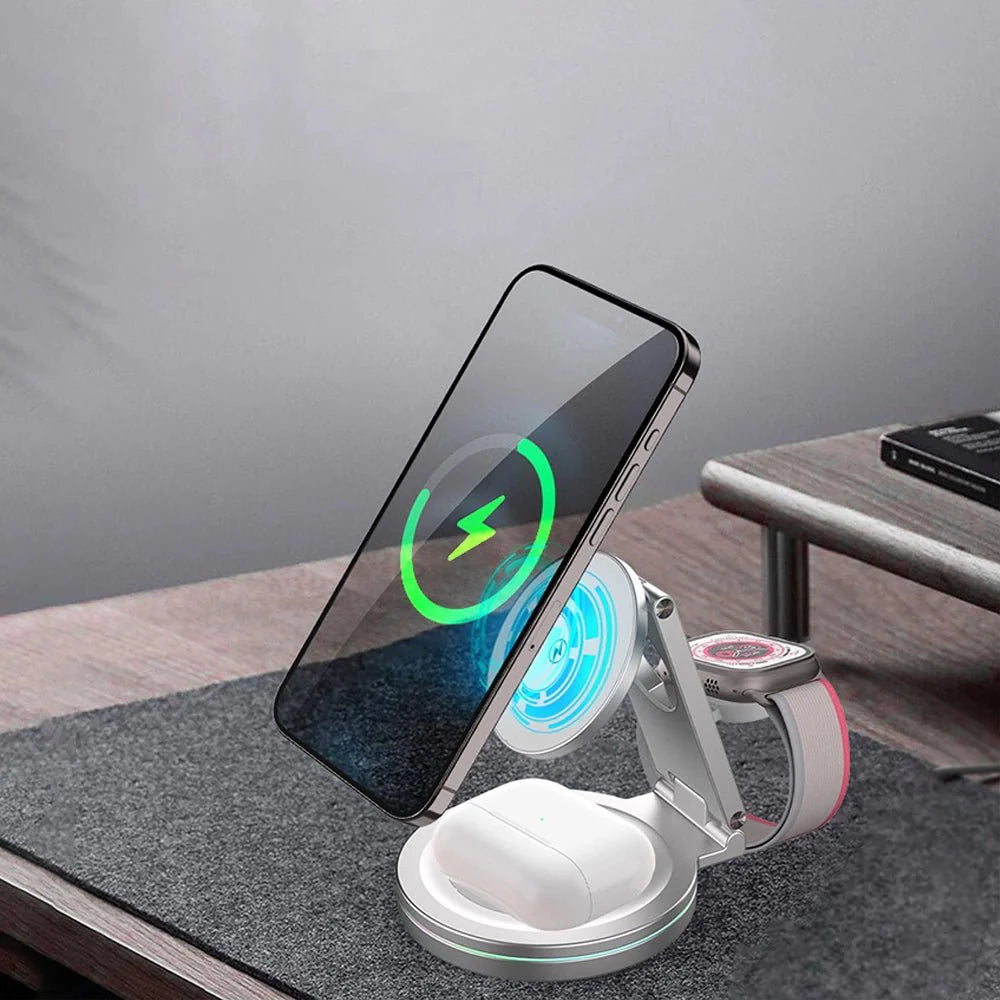 QuantumShift 3 in 1 MagSafe Ladegerät