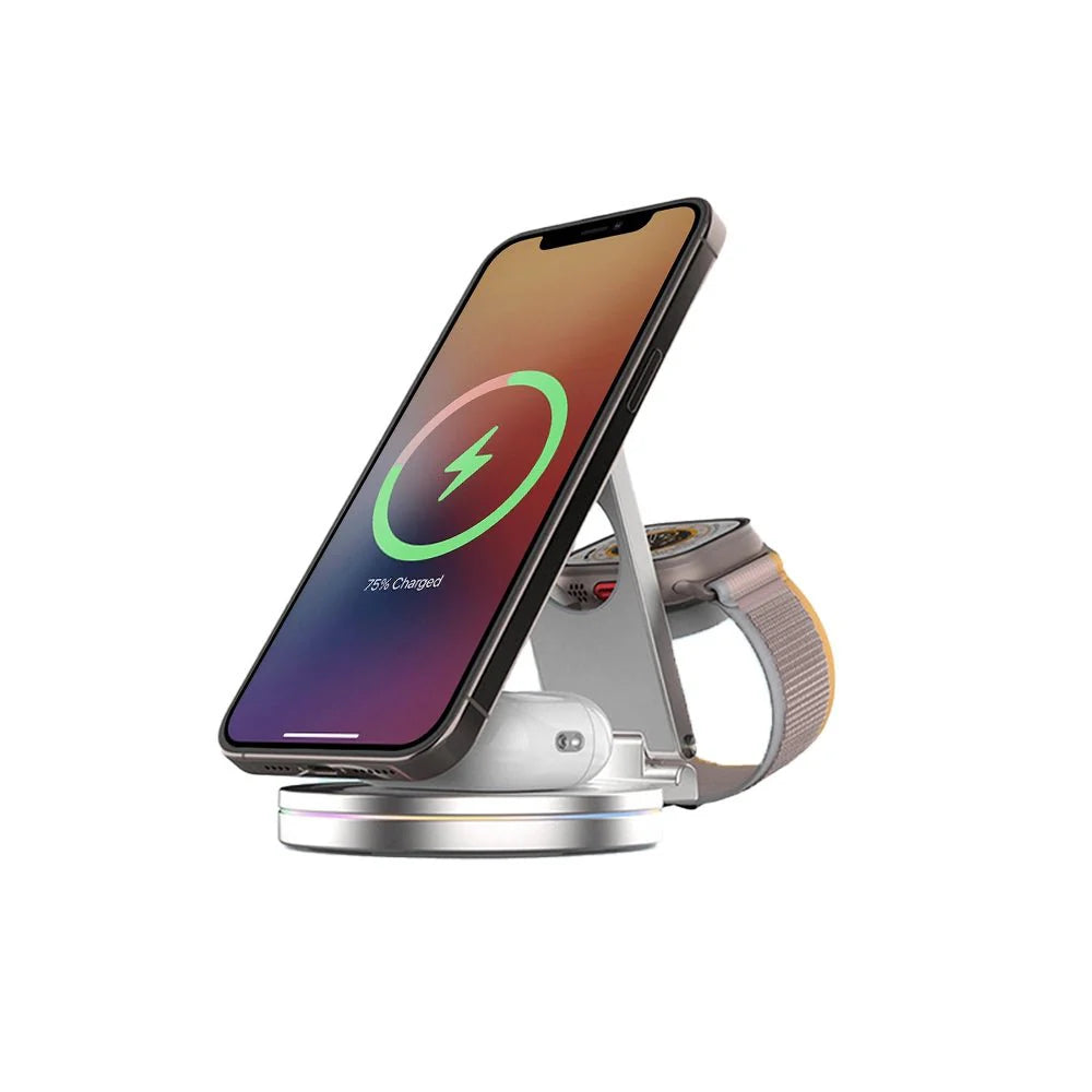 QuantumShift 3 in 1 MagSafe Ladegerät