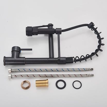 Ausziehbarer Küchenhahn mit LED-Licht