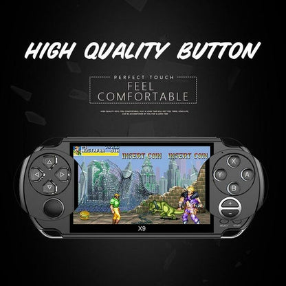 Videospielkonsole 5,0 Zoll großes Bildschirm Handheld Spieler Unterstützung