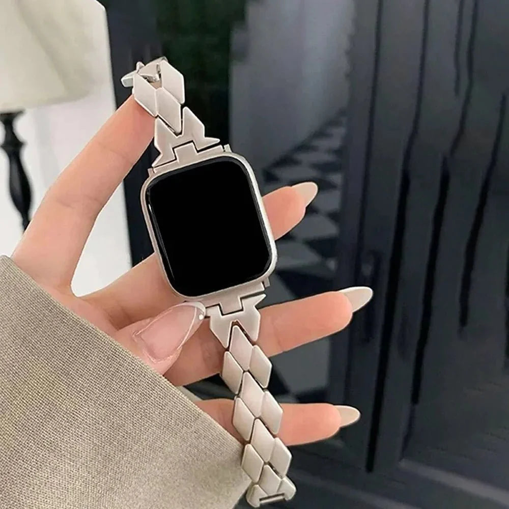 RadiantGem Edelstahl Damen Armband Uhr