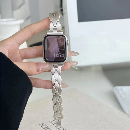 RadiantGem Edelstahl Damen Armband Uhr