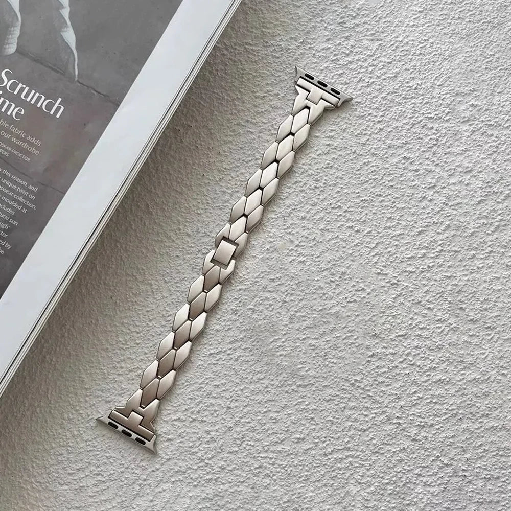 RadiantGem Edelstahl Damen Armband Uhr