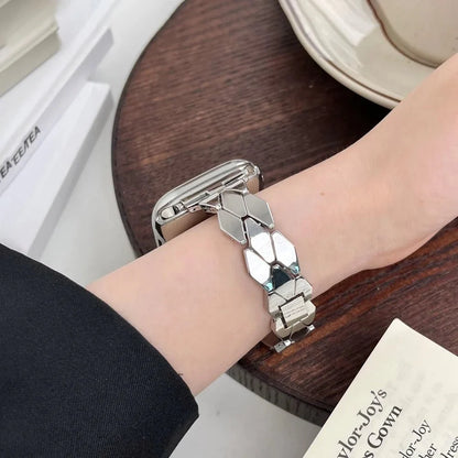 RadiantGem Edelstahl Damen Armband Uhr