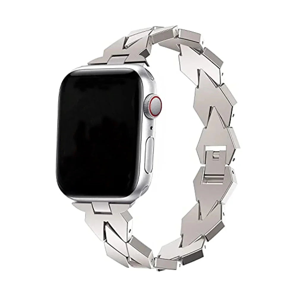 RadiantGem Edelstahl Damen Armband Uhr