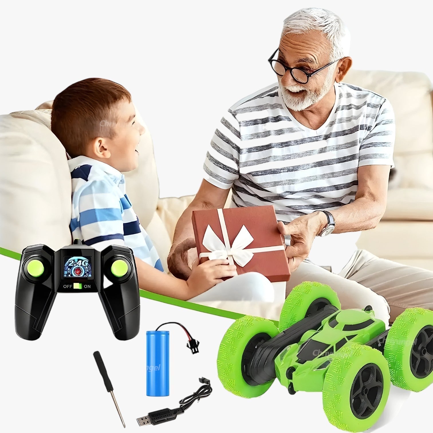 RC-Stuntfahrzeug - Flip-Funktion | 360° Drehung | Outdoor